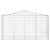 Coșuri gabion arcuite 40 buc, 200x50x100/120cm, fier galvanizat GartenMobel Dekor