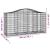 Coșuri gabion arcuite 40 buc, 200x50x100/120cm, fier galvanizat GartenMobel Dekor