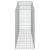 Coșuri gabion arcuite 9 buc, 200x50x120/140 cm, fier galvanizat GartenMobel Dekor