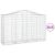 Coșuri gabion arcuite 15 buc, 200x50x120/140 cm,fier galvanizat GartenMobel Dekor