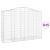 Coșuri gabion arcuite 25 buc, 200x50x140/160cm, fier galvanizat GartenMobel Dekor