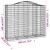 Coșuri gabion arcuite 3 buc, 200x50x160/180 cm, fier galvanizat GartenMobel Dekor