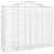 Coșuri gabion arcuite 3 buc, 200x50x160/180 cm, fier galvanizat GartenMobel Dekor