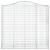 Coșuri gabion arcuite 8 buc, 200x50x180/200 cm, fier galvanizat GartenMobel Dekor