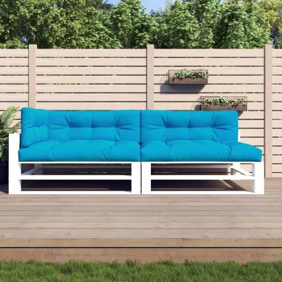 Perne de paleți, 5 buc., albastru, material textil GartenMobel Dekor