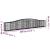 Coșuri gabion arcuite 6 buc, 400x30x60/80 cm, fier galvanizat GartenMobel Dekor