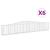 Coșuri gabion arcuite 6 buc, 400x30x60/80 cm, fier galvanizat GartenMobel Dekor