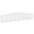 Coșuri gabion arcuite 15 buc, 400x30x60/80 cm, fier galvanizat GartenMobel Dekor