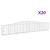 Coșuri gabion arcuite 20 buc, 400x30x60/80 cm, fier galvanizat GartenMobel Dekor