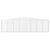 Coșuri gabion arcuite 4 buc, 400x30x100/120 cm fier galvanizat GartenMobel Dekor