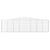 Coșuri gabion arcuite 8 buc, 400x30x100/120 cm fier galvanizat GartenMobel Dekor