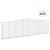 Coșuri gabion arcuite 25 buc, 400x30x100/120 cm fier galvanizat GartenMobel Dekor