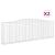 Coșuri gabion arcuite 2 buc. 400x30x120/140cm fier galvanizat GartenMobel Dekor