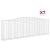 Coșuri gabion arcuite 7 buc. 400x30x120/140 cm fier galvanizat GartenMobel Dekor