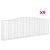 Coșuri gabion arcuite 9 buc. 400x30x120/140 cm, fier galvanizat GartenMobel Dekor
