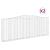 Coșuri gabion arcuite 2 buc, 400x30x140/160 cm, fier galvanizat GartenMobel Dekor