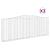 Coșuri gabion arcuite 3 buc. 400x30x140/160 cm fier galvanizat GartenMobel Dekor