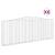 Coșuri gabion arcuite 6 buc, 400x30x140/160 cm, fier galvanizat GartenMobel Dekor