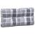 Perne de paleți, 5 buc., gri carouri, material textil GartenMobel Dekor