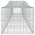 Coșuri gabion arcuite 10 buc, 400x50x40/60 cm, fier galvanizat GartenMobel Dekor