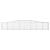 Coșuri gabion arcuite 2 buc, 400x50x60/80 cm, fier galvanizat GartenMobel Dekor