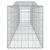 Coșuri gabion arcuite 6 buc, 400x50x60/80 cm, fier galvanizat GartenMobel Dekor