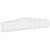 Coșuri gabion arcuite 9 buc, 400x50x60/80 cm, fier galvanizat GartenMobel Dekor