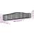Coșuri gabion arcuite 10 buc, 400x50x60/80 cm, fier galvanizat GartenMobel Dekor