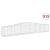 Coșuri gabion arcuite 15 buc, 400x50x60/80 cm, fier galvanizat GartenMobel Dekor