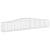 Coșuri gabion arcuite 20 buc, 400x50x60/80 cm, fier galvanizat GartenMobel Dekor