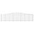 Coșuri gabion arcuite 3 buc, 400x50x80/100 cm, fier galvanizat GartenMobel Dekor