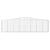 Coșuri gabion arcuite 6 buc, 400x50x100/120 cm fier galvanizat GartenMobel Dekor