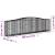 Coșuri gabion arcuite 15 buc, 400x50x100/120 cm fier galvanizat GartenMobel Dekor