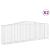 Coșuri gabion arcuite 2 buc, 400x50x120/140 cm, fier galvanizat GartenMobel Dekor