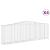 Coșuri gabion arcuite 4 buc, 400x50x120/140 cm, fier galvanizat GartenMobel Dekor