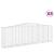 Coșuri gabion arcuite 8 buc, 400x50x120/140 cm, fier galvanizat GartenMobel Dekor