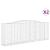 Coșuri gabion arcuite 2 buc, 400x50x140/160 cm, fier galvanizat GartenMobel Dekor