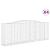 Coșuri gabion arcuite 4 buc, 400x50x140/160 cm, fier galvanizat GartenMobel Dekor