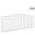 Coșuri gabion arcuite 10 buc, 400x50x140/160cm, fier galvanizat GartenMobel Dekor
