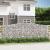 Coșuri gabion arcuite 15 buc, 400x50x140/160cm, fier galvanizat GartenMobel Dekor
