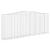 Coșuri gabion arcuite 9 buc. 400x50x160/180 cm, fier galvanizat GartenMobel Dekor