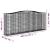 Coș gabion arcuit, 10 buc, 400x50x160/180 cm, fier galvanizat GartenMobel Dekor