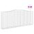 Coș gabion arcuit, 10 buc, 400x50x160/180 cm, fier galvanizat GartenMobel Dekor