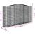Coșuri gabion arcuite, 6 buc, 400x50x220/240cm, fier galvanizat GartenMobel Dekor