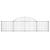 Coșuri gabion arcuite 3 buc, 200x30x40/60 cm, fier galvanizat GartenMobel Dekor