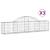 Coșuri gabion arcuite 3 buc, 200x30x40/60 cm, fier galvanizat GartenMobel Dekor