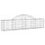 Coșuri gabion arcuite 3 buc, 200x30x40/60 cm, fier galvanizat GartenMobel Dekor