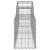Coșuri gabion arcuite 3 buc, 200x30x40/60 cm, fier galvanizat GartenMobel Dekor