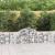 Coșuri gabion arcuite 9 buc, 200x30x60/80 cm, fier galvanizat GartenMobel Dekor