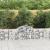 Coșuri gabion arcuite 15 buc, 200x30x60/80 cm, fier galvanizat GartenMobel Dekor